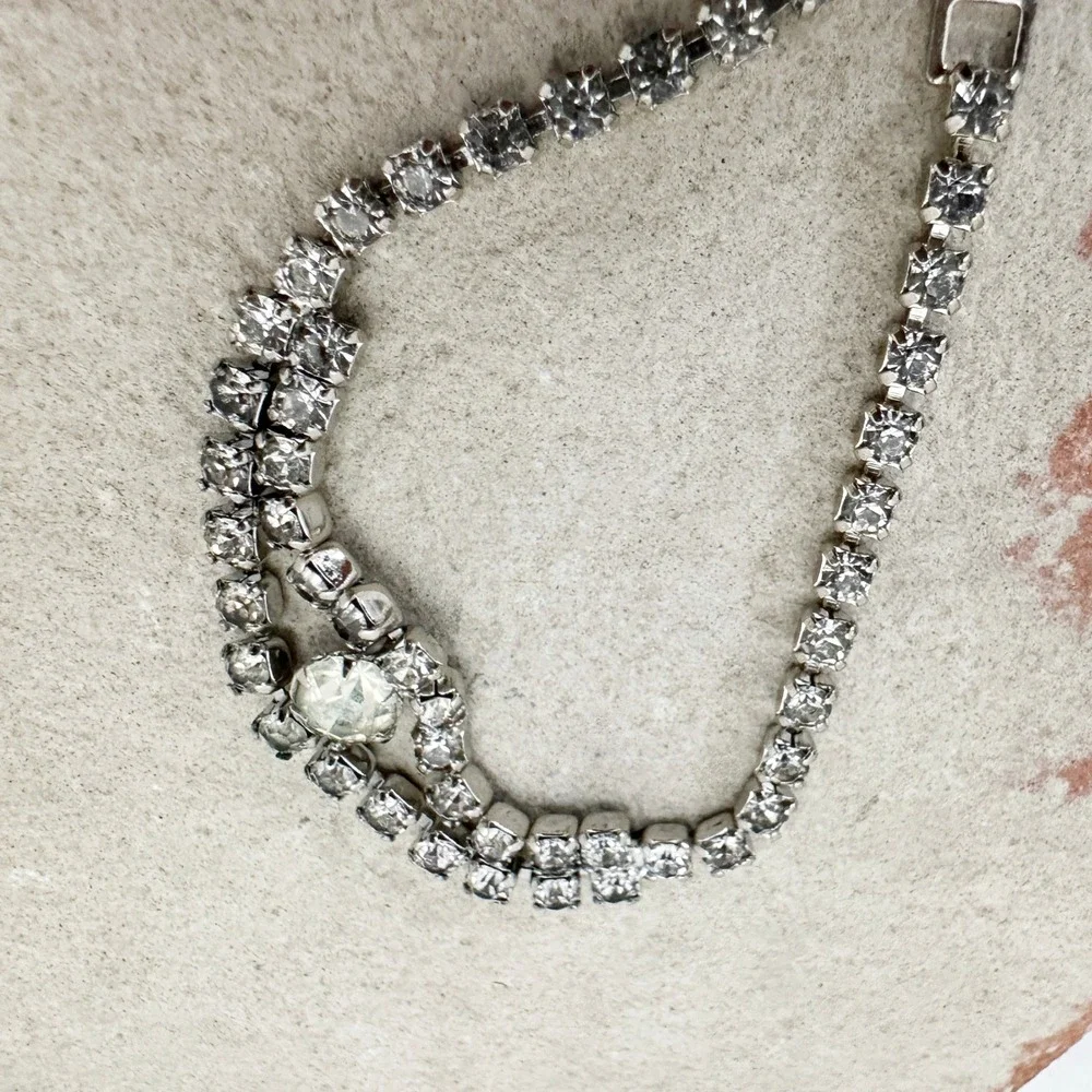 Vintage Rhinestone Bracelet 7